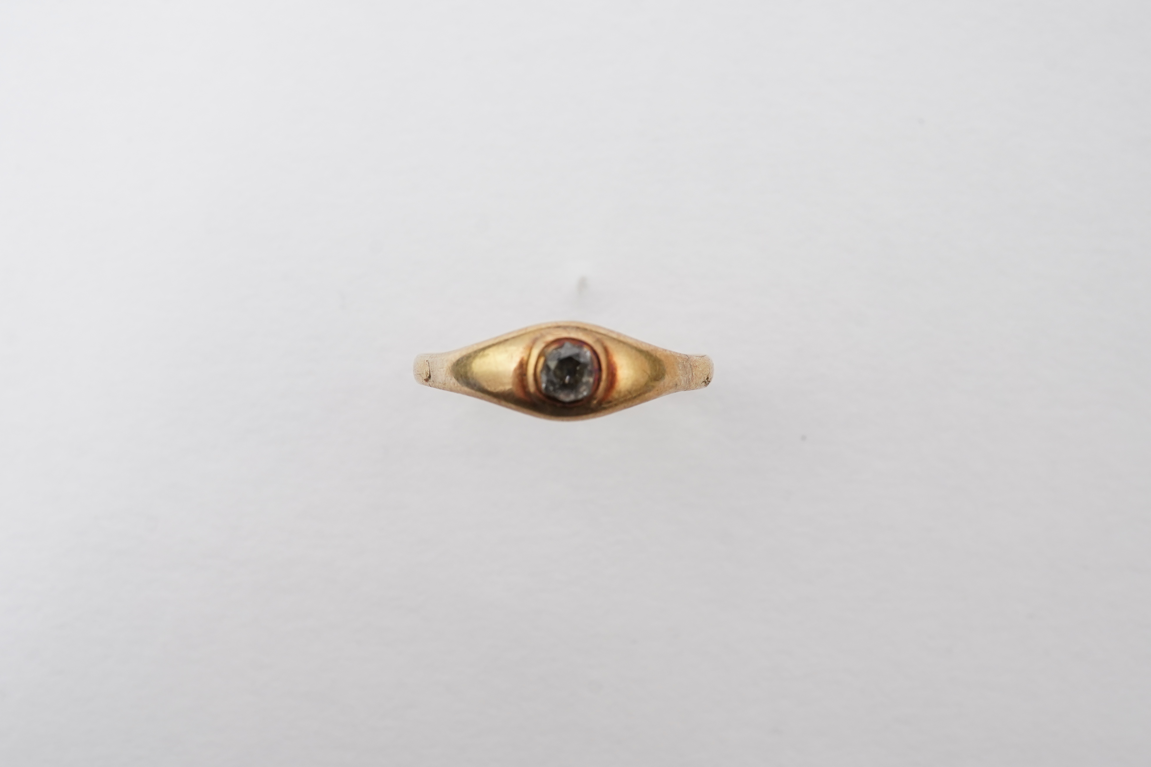 A diamond ring, early 20th century